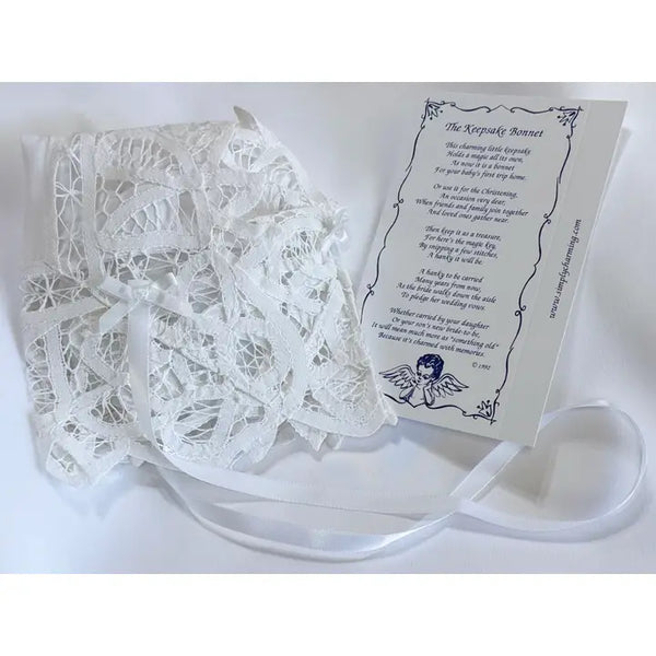 Battenburg Keepsake Bonnet