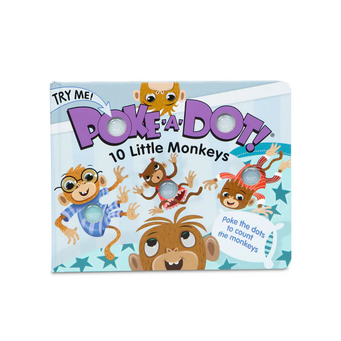 M&D Poke-a-Dot 10 Little Monkeys Book/31345