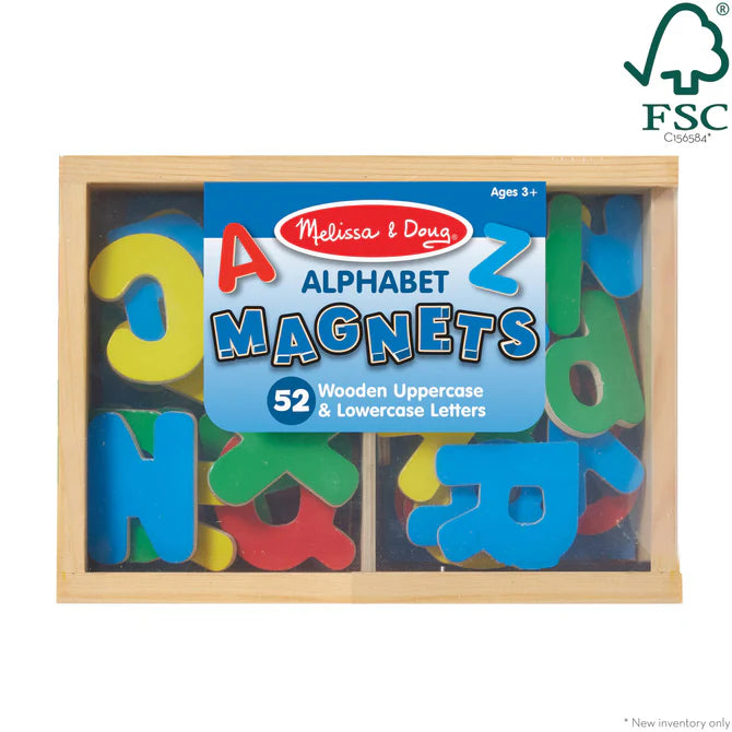 M&D Magnetic Wooden Alphabet