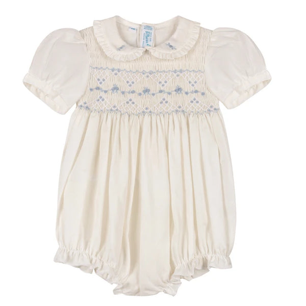 Feltman Girls Heritage Bleu Romper