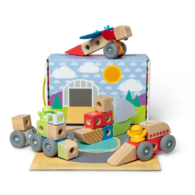 M&D Blockables Vehicles Playset/51107