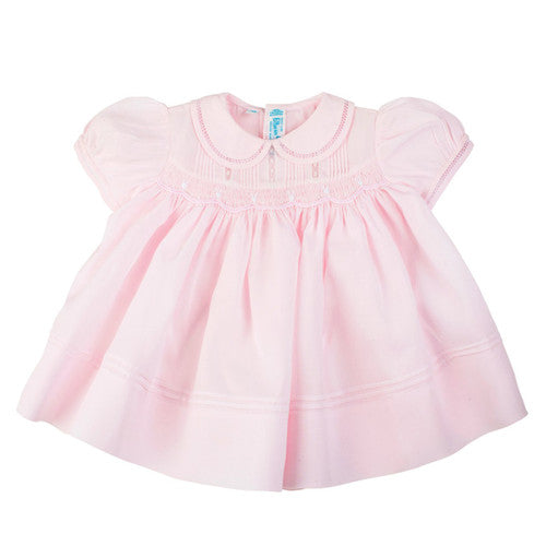 Feltman Rosebud Detail Smocked Dress