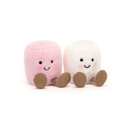 Jellycat Amusables Pk & Wht Marshmallows