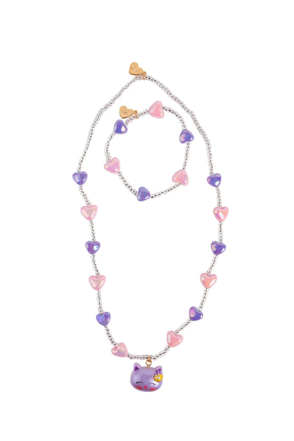 GP Lovely Kitty Necklace/Bracelet Set