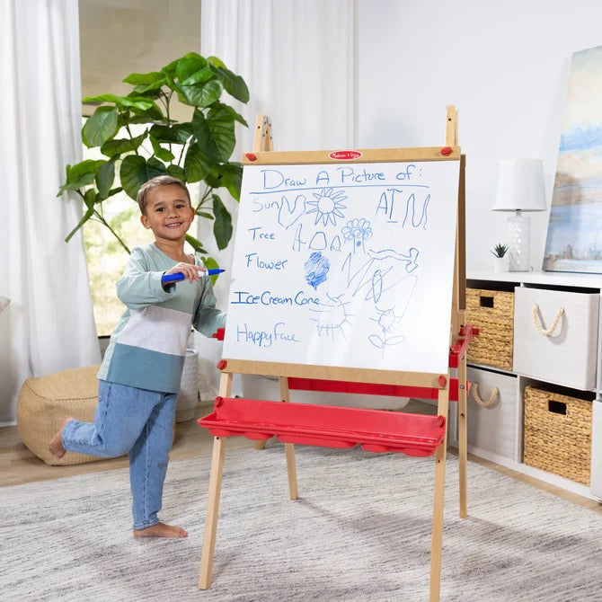 Melissa & Doug Deluxe Magnetic Standing Art Easel