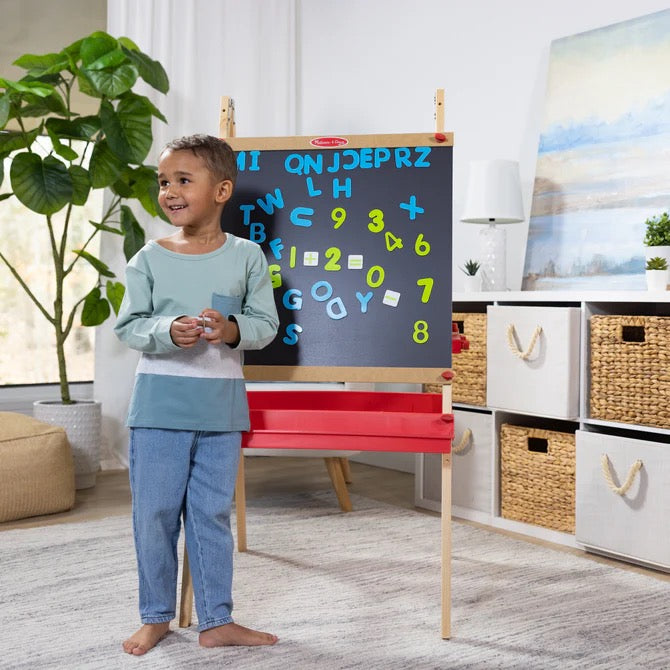 Melissa & Doug Deluxe Magnetic Standing Art Easel