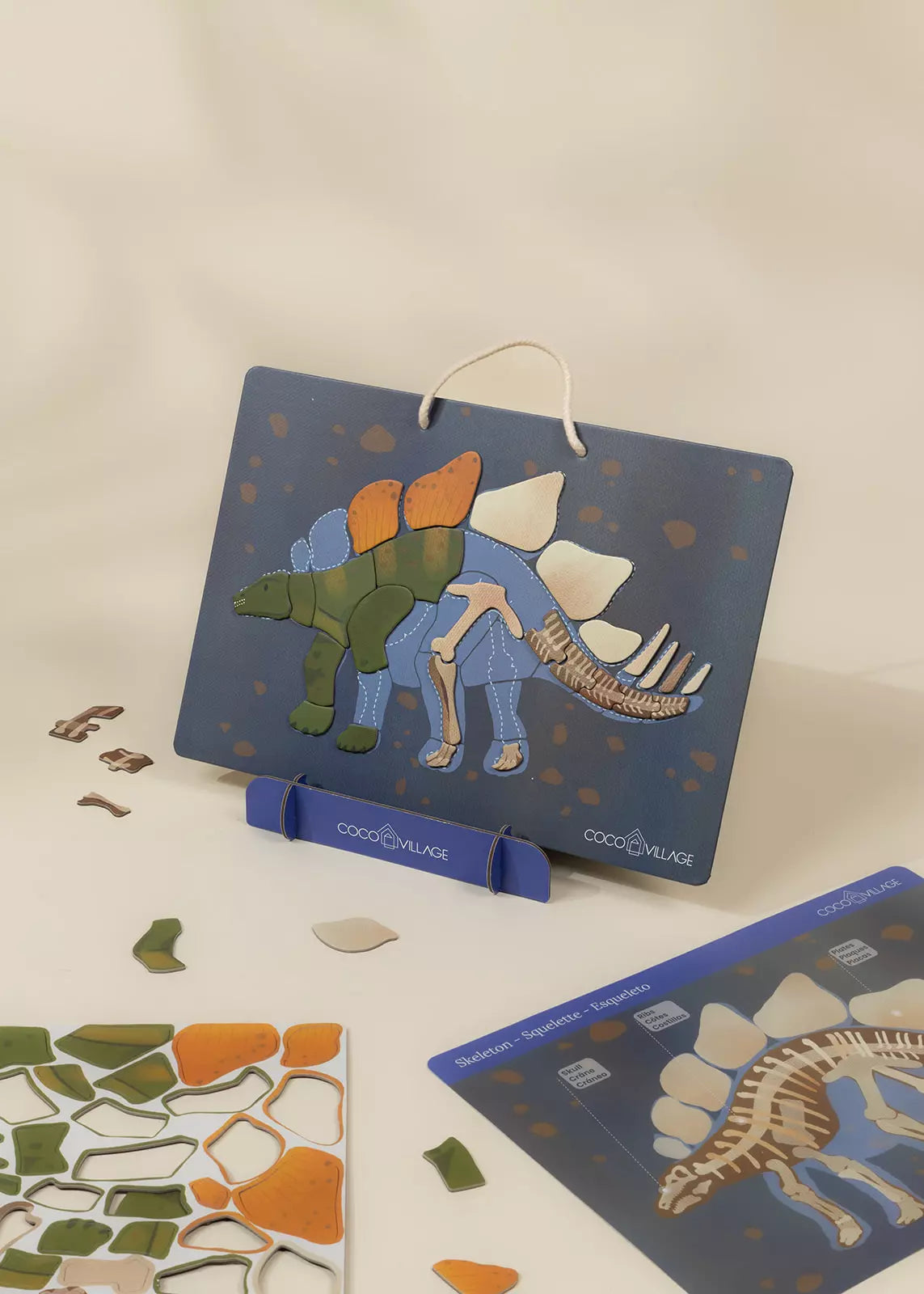 Magnetic Interactive Puzzle-Meet Stegosaurus