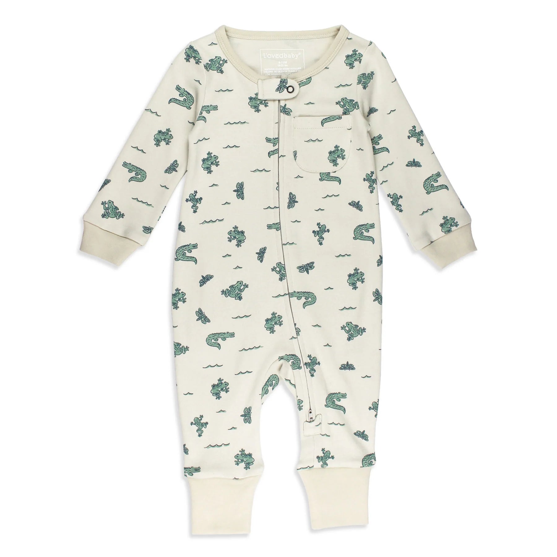 L'oved Baby Footless 2-Way Zipper Romper