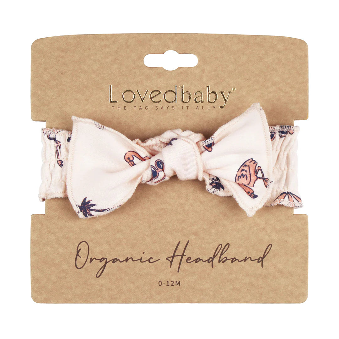 L'oved Baby Organic Smocked Headband