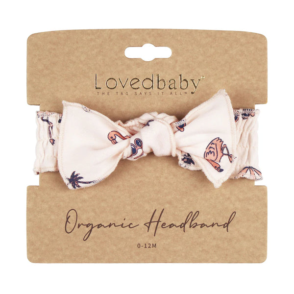 L'oved Baby Organic Smocked Headband