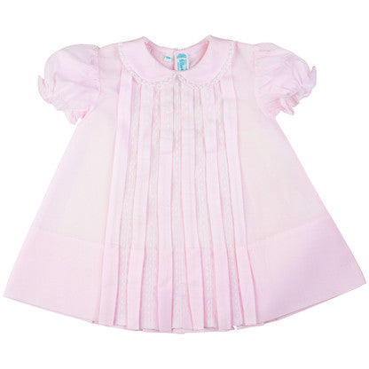 Feltman Lace Inlay Pleated Dress