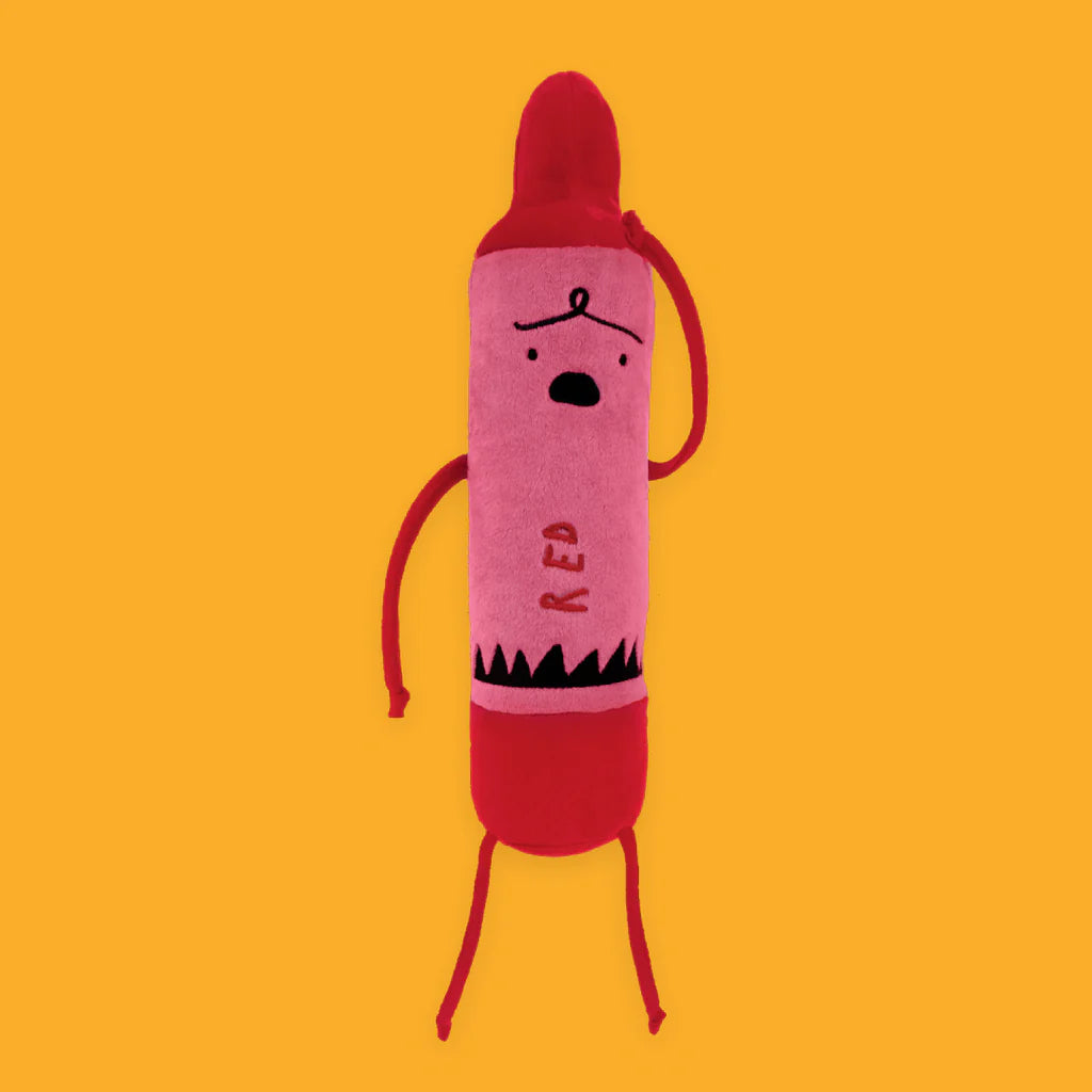 "The Day Crayons Quit Red" Plush