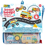 Beep Beep Stickers in the Tub