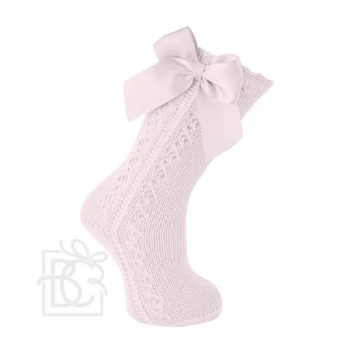 CM OW Knee High Bow Socks