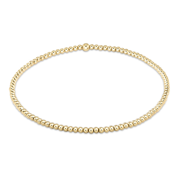 EGirl Classic Gold 2mm Beaded Bracelet