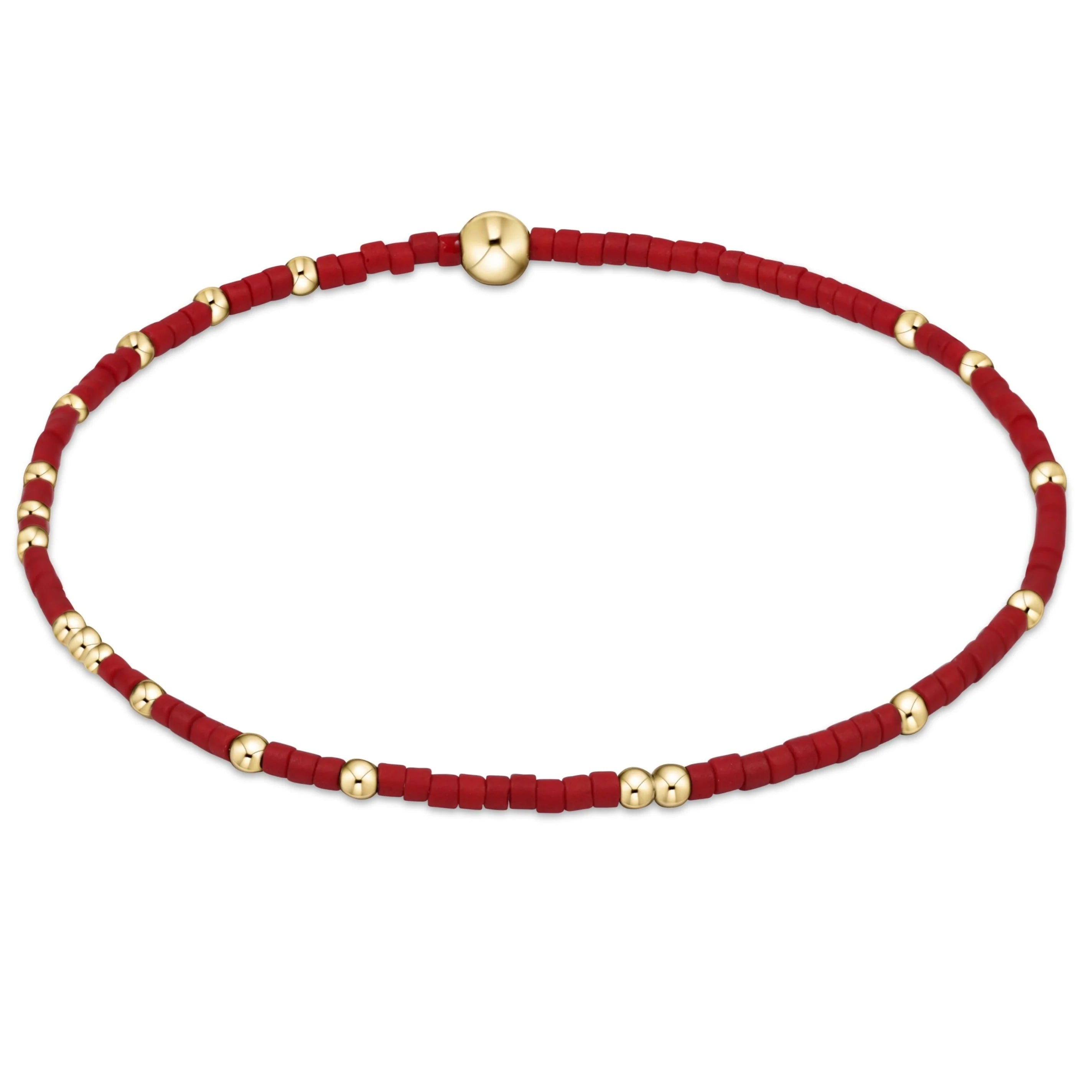 Gameday Hope unwritten bracelet -Crimson