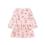 Tea "Bookshop Cat" LS Pocket Dress
