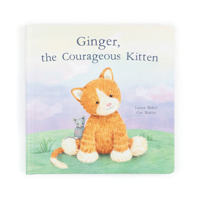 Jelly Cat "Ginger, the Courageous Kitten" Book
