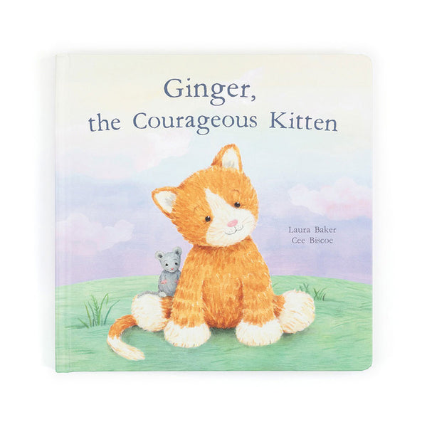 Jelly Cat "Ginger, the Courageous Kitten" Book