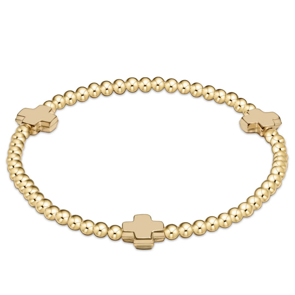 EGirl Classic Gold 3mm Beaded Bracelet- "Remember Where You Came From"