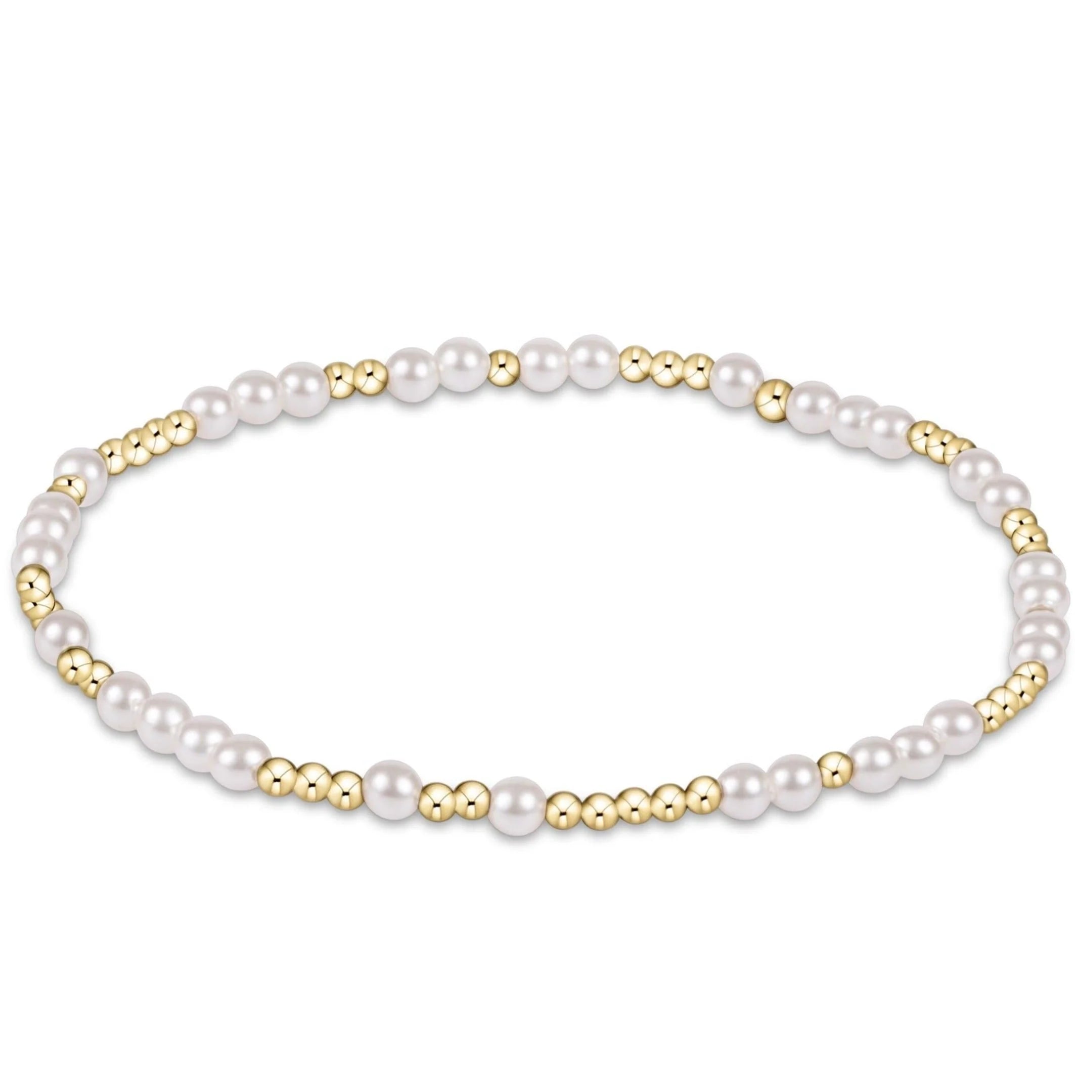 EGirl 3mm Pearl Bracelet- Hope Unwritten