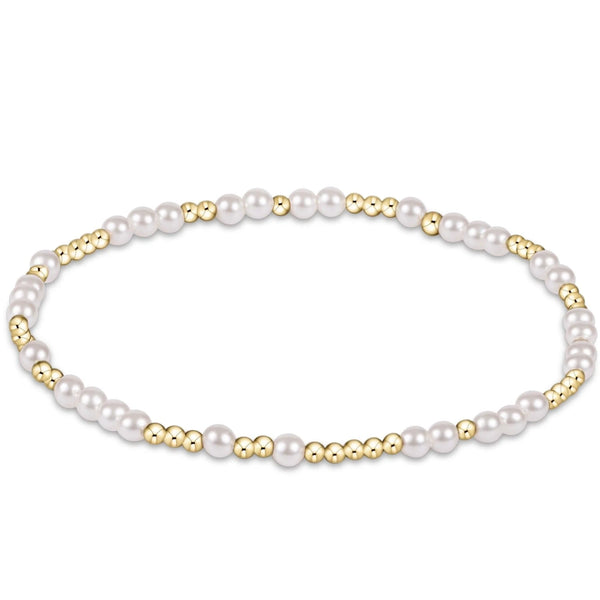 EGirl 3mm Pearl Bracelet- Hope Unwritten