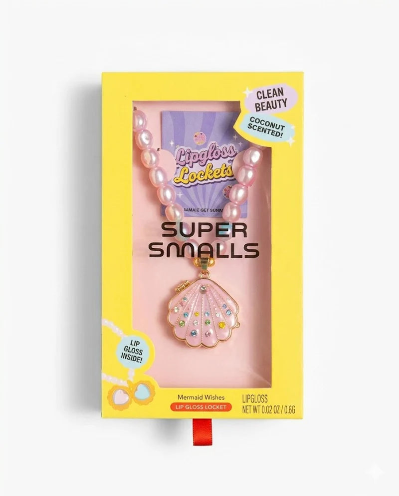 SS Sparkle Shell Lip Gloss Locket