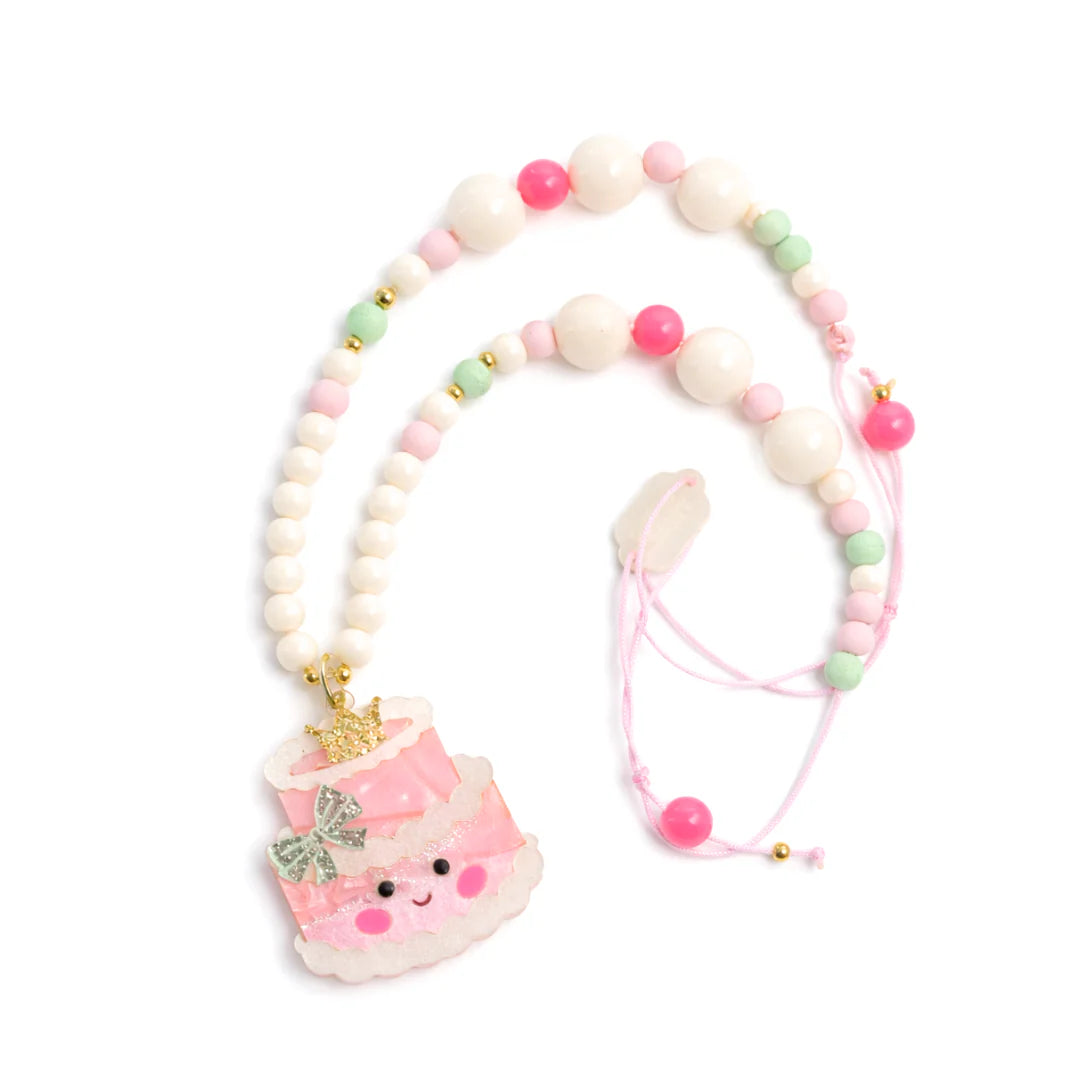 Lily & Roses Party Cake Necklace