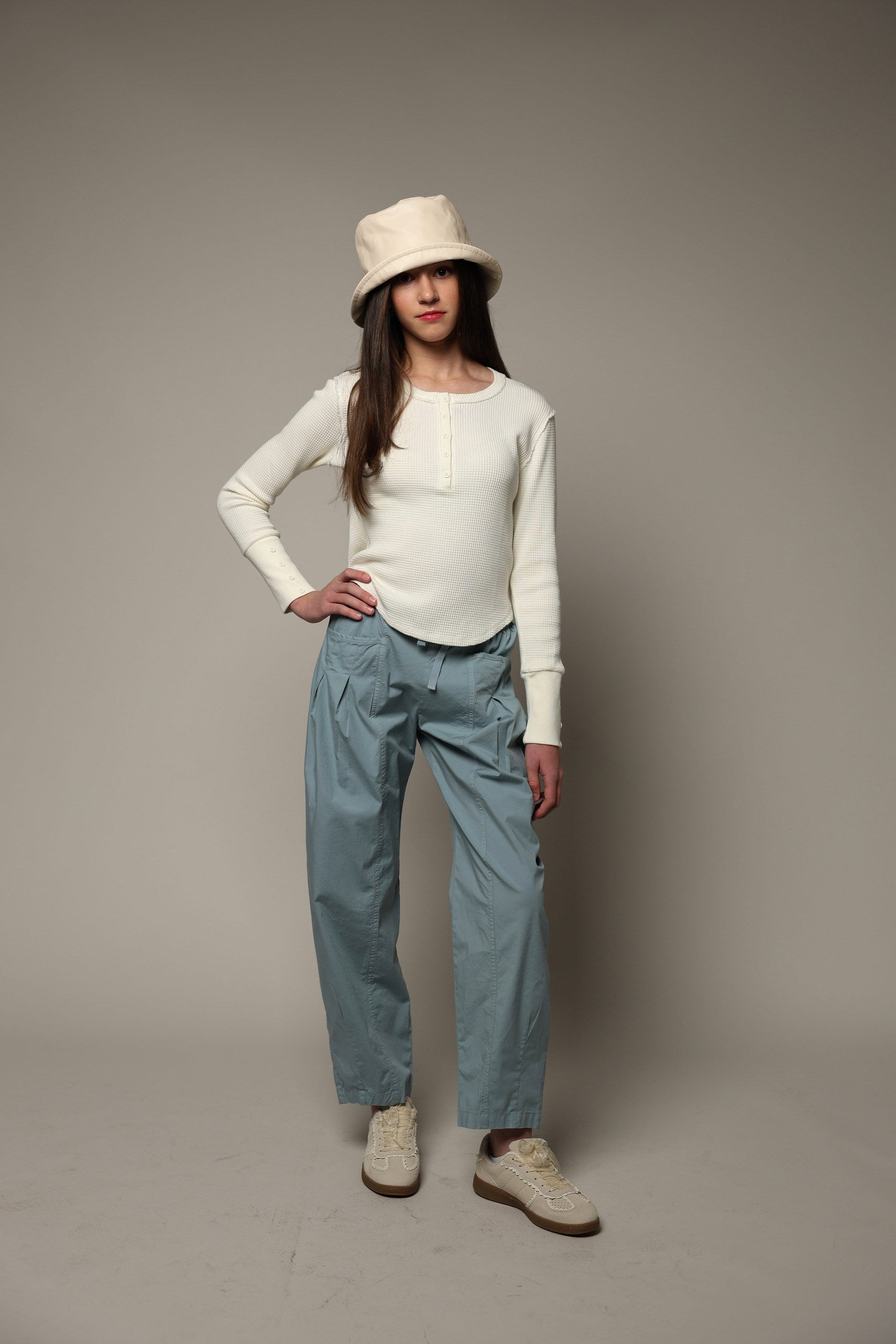 Tenly Barrel Leg Trousers