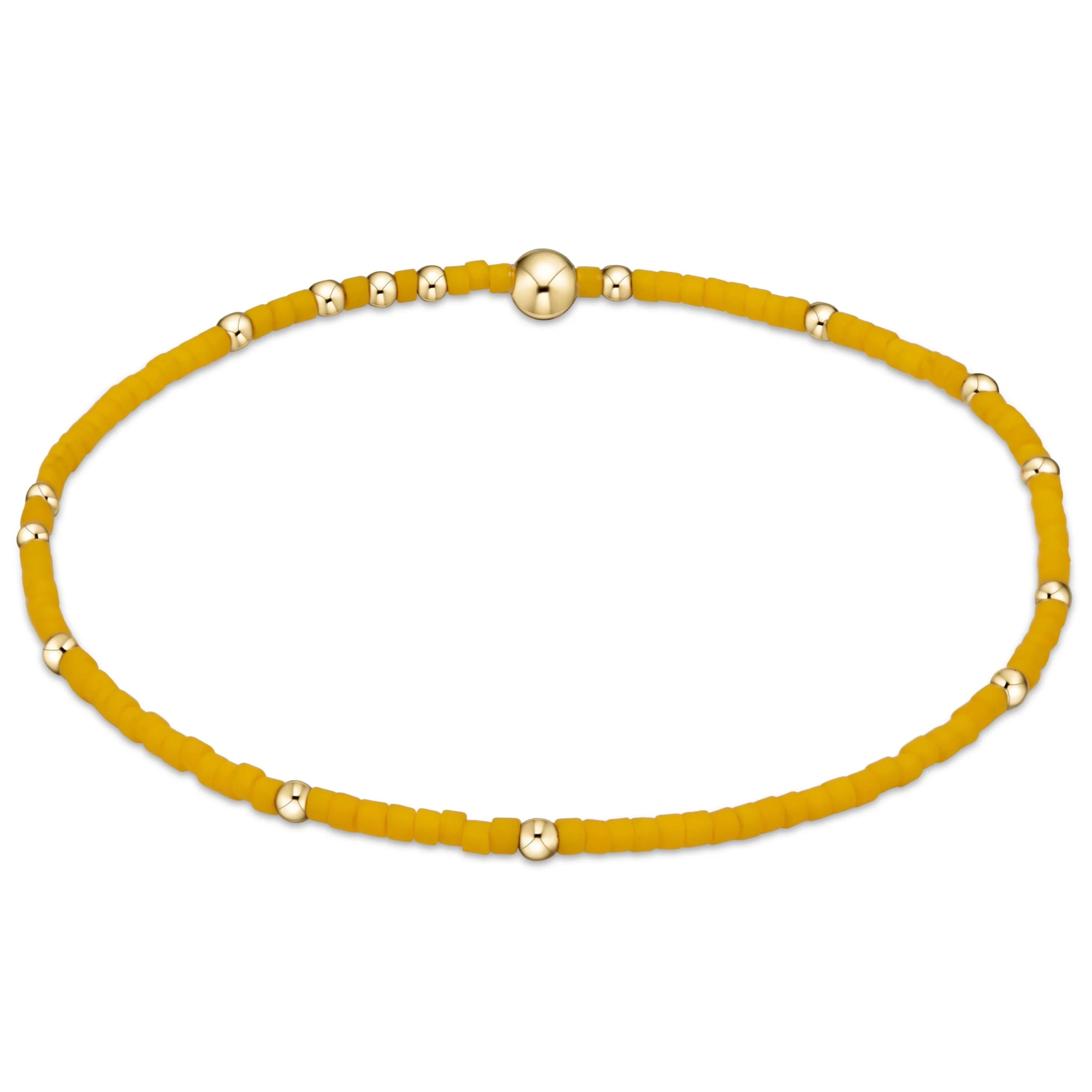 Gameday Hope unwritten bracelet - golden yellow