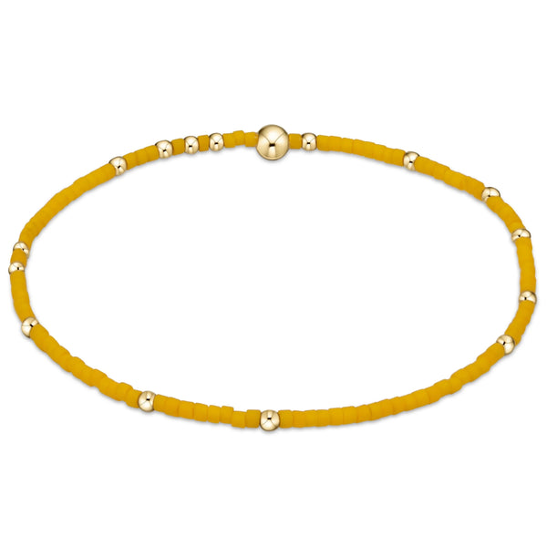 Gameday Hope unwritten bracelet - golden yellow